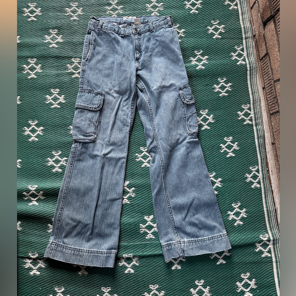 Vintage Y2K Old Navy Cargo Jeans Women’s Size 14 (28x28)